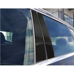 Nakładki na słupki boczne Mercedes C-Klasa Sedan 4D 2014-2021 | Włókno węglowe Karbon