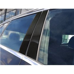 Nakładki na słupki boczne Mercedes C-Klasa Sedan 4D 2014-2021 | Włókno węglowe Karbon