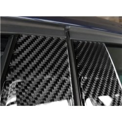 Nakładki na słupki boczne BMW 1 Seria Hatchback 5D 2011-2019 | Włókno węglowe Karbon