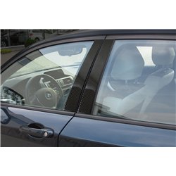 Nakładki na słupki boczne BMW 1 Seria Hatchback 5D 2011-2019 | Włókno węglowe Karbon