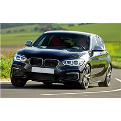 Nakładki na słupki boczne BMW 1 Seria Hatchback 5D 2011-2019 | Włókno węglowe Karbon