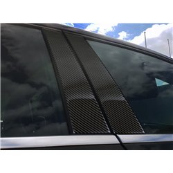 Nakładki na słupki boczne Mercedes A-Klasa Hatchback 5D 2012-2018 | Włókno węglowe Karbon