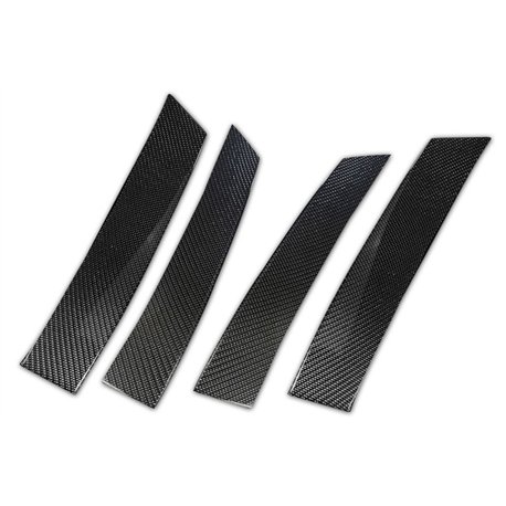 Side pillar covers for Mazda CX-5 2017-2024 | Black Carbon fiber