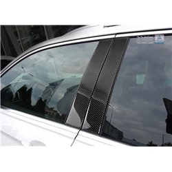 Side pillar covers for Mazda CX-5 2017-2024 | Black Carbon fiber