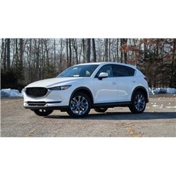 Nakładki na słupki boczne Mazda CX-5 2017-2024 | Włókno węglowe Karbon