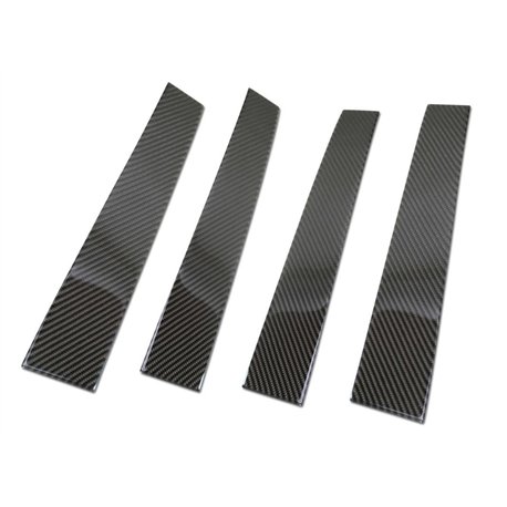 Side pillar covers for Mazda 6 Sedan 4D 2013-2024 | Carbon fiber