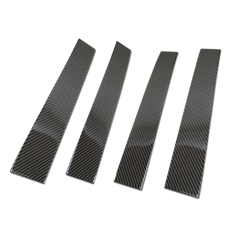 Side pillar covers for Mazda 6 Sedan 4D 2013-2024 | Carbon fiber