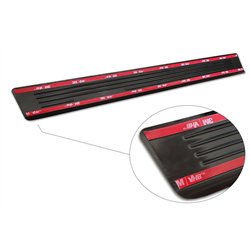 Sill trims for Audi Q2 I FL 2020- | Black Stainless steel Brushed