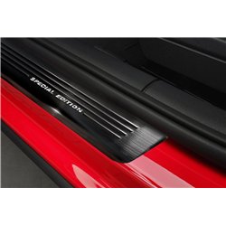 Sill trims for Audi Q2 I FL 2020- | Black Stainless steel Brushed
