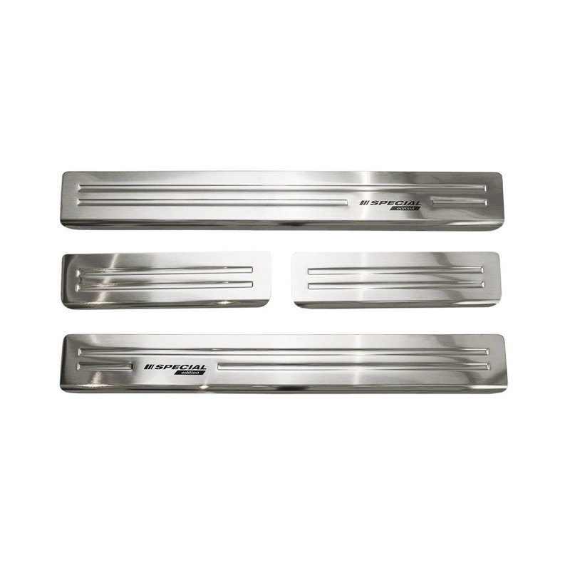 Sill trims for BMW X6 Coupe 2014-2019 | Silver Stainless steel