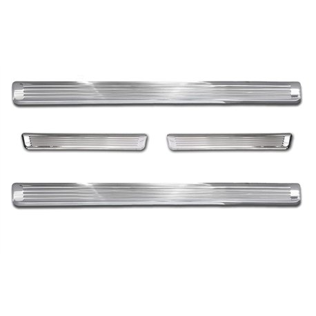 Sill trims for BMW X7 2018- | Chrome Stainless steel Polished