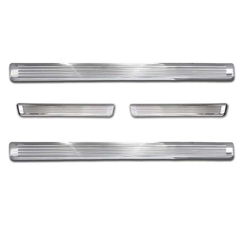Sill trims for BMW X7 2018- | Chrome Stainless steel Polished