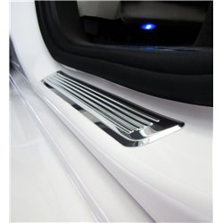 Sill trims for BMW X7 2018- | Chrome Stainless steel Polished