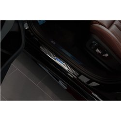 Sill trims for BMW X6 Coupe 2019- | Black chrome Stainless steel