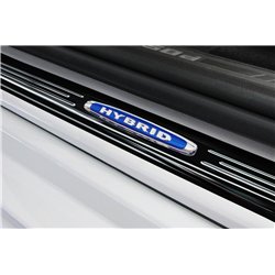 Sill trims for BMW X7 2018- | Black chrome Stainless steel