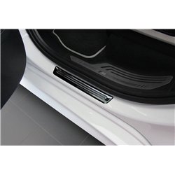 Sill trims for BMW X7 2018- | Black chrome Stainless steel