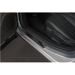 Sill trims for Citroen C4 Coupe 2020- Black Stainless steel