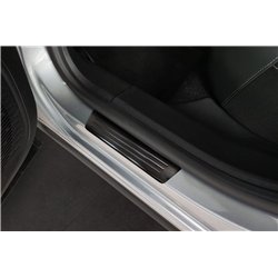 Sill trims for Citroen C4 X Sedan 4D 2023- Black Stainless steel
