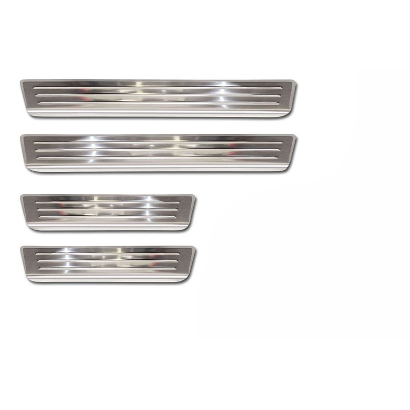 Sill trims for Citroen C4 Coupe 2020- Silver Stainless steel