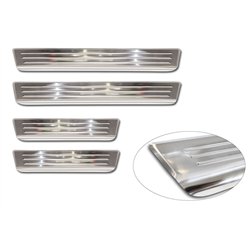 Sill trims for Citroen C4 X Sedan 4D 2023- Silver Stainless steel
