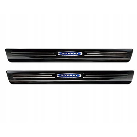 Front sill trims for Dacia Jogger Hybrid 2022- | Stainless steel