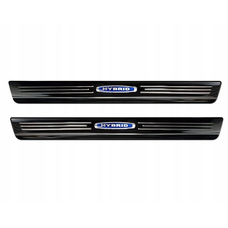 Front sill trims for Dacia Jogger Hybrid 2022- | Stainless steel
