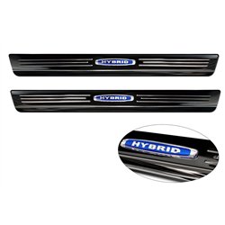 Front sill trims for Dacia Jogger Hybrid 2022- | Stainless steel