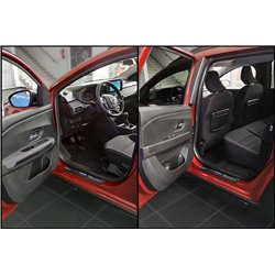 Front sill trims for Dacia Jogger Hybrid 2022- | Stainless steel
