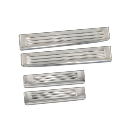 Listwy progowe do Dacia Duster 2024- | Srebrny Stal nierdzewna