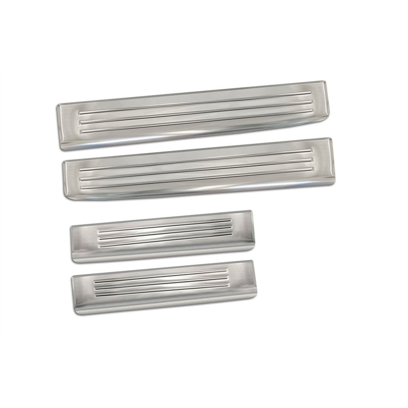 Listwy progowe do Dacia Duster 2024- | Srebrny Stal nierdzewna