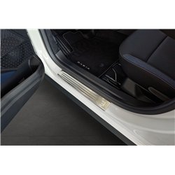 Listwy progowe do Dacia Duster 2024- | Srebrny Stal nierdzewna