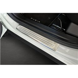 Listwy progowe do Dacia Duster 2024- | Srebrny Stal nierdzewna
