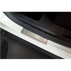 Listwy progowe do Dacia Duster 2024- | Srebrny Stal nierdzewna