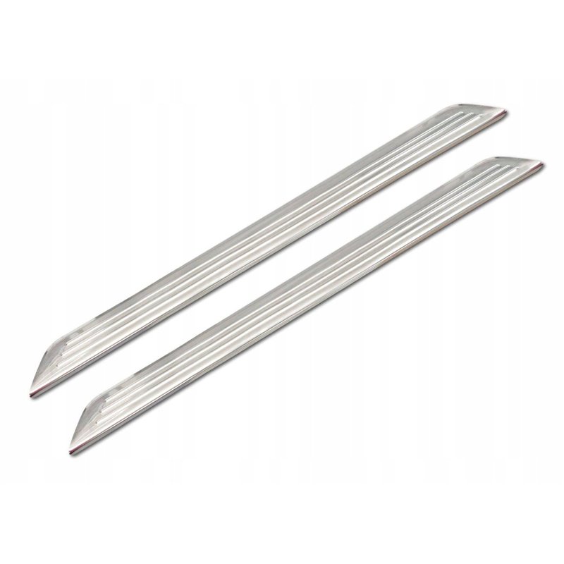 Front sill trims for Fiat 500e Hatchback 3D 2020-