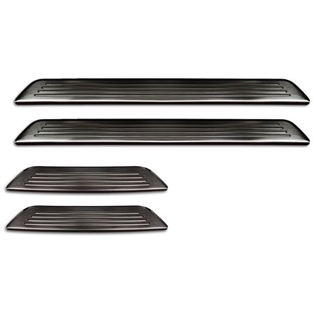 Sill trims for Honda ZR-V I 2022- | Black Stainless steel Brushed