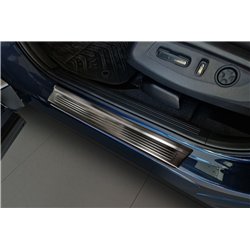 Listwy progowe do Honda CR-V 2022- | Czarny Stal nierdzewna