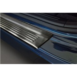 Sill trims for Honda CR-V 2022- | Black Stainless steel Brushed