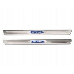 Front sill trims for KIA Sportage 2022- | Silver Stainless steel