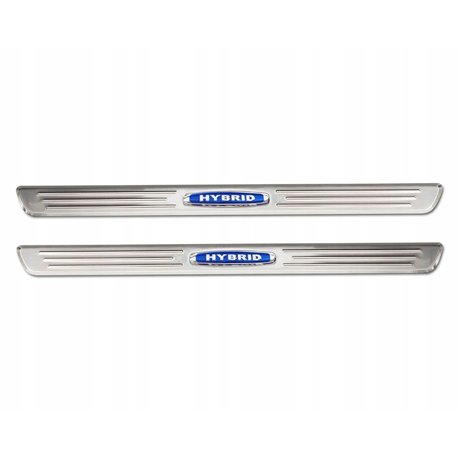 Front sill trims for KIA Sportage 2022- | Silver Stainless steel