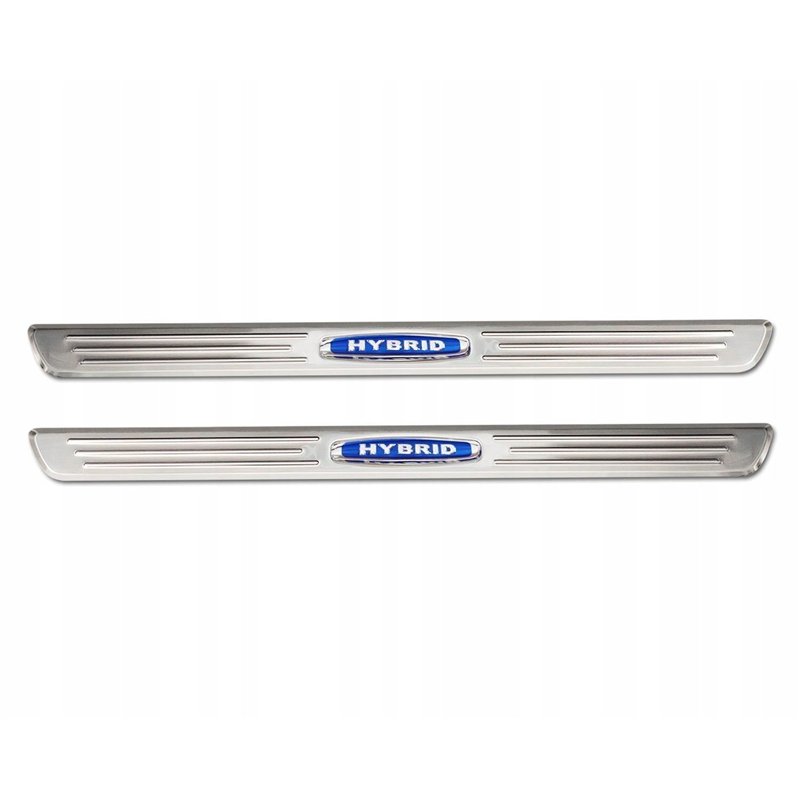 Front sill trims for KIA Sportage Hybrid 2022- | Stainless steel
