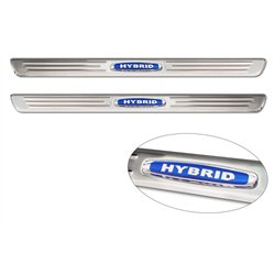 Front sill trims for KIA Sportage Hybrid 2022- | Stainless steel