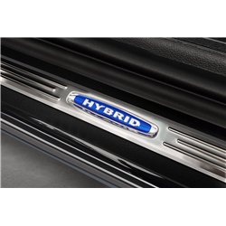 Front sill trims for KIA Sportage Hybrid 2022- | Stainless steel