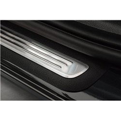 Front sill trims for KIA Sportage Hybrid 2022- | Stainless steel