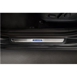 Front sill trims for KIA Sportage Hybrid 2022- | Stainless steel