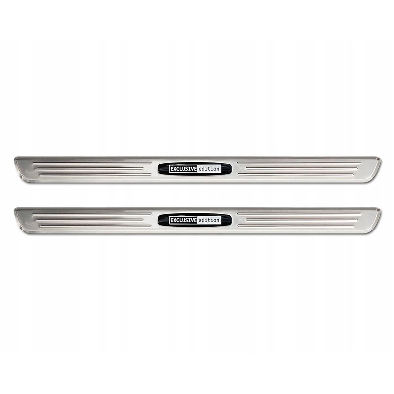 Front sill trims for KIA Sportage 2022- | Silver Stainless steel