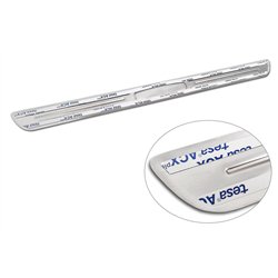 Front sill trims for KIA Sportage 2022- | Silver Stainless steel