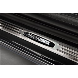 Front sill trims for KIA Sportage 2022- | Silver Stainless steel