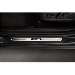 Front sill trims for KIA Sportage 2022- | Silver Stainless steel