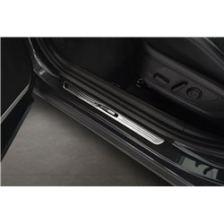 Front sill trims for KIA Sportage 2022- | Silver Stainless steel