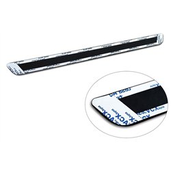 Front sill trims for KIA Sportage V 2022- | Black Aluminum Ribbed